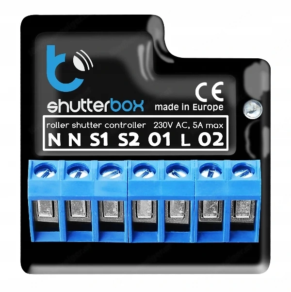 BleBox ShutterBox DC WiFi 12 24V Android iOS Controller fuer Jalousien SmartHome