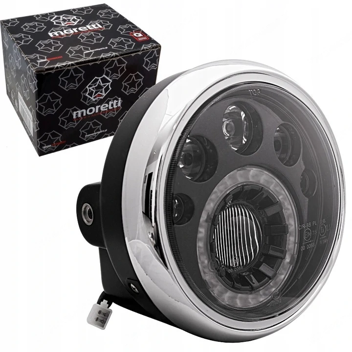 Motorrad-LED-Scheinwerfer REFMRZZ1LMOR000 Allgemeine Beschreibung: Universeller LED-Scheinwerfer f r
