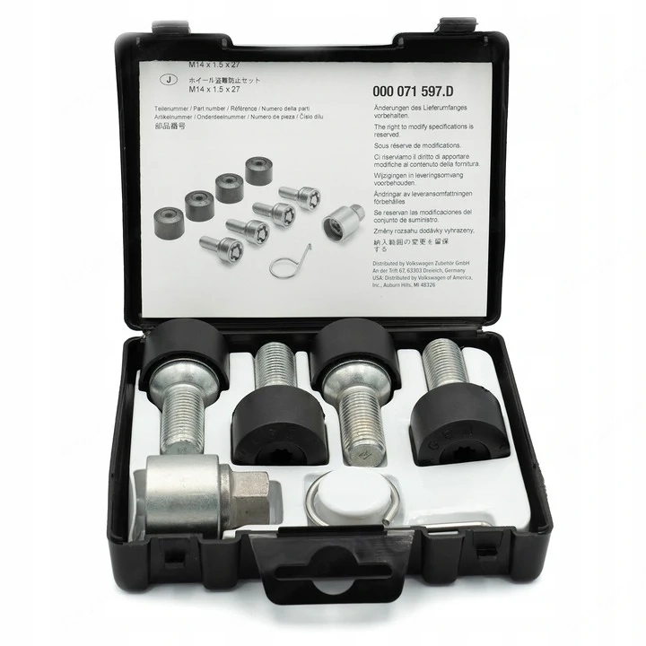 Brandneue und originale Anti-Diebstahl-Radschrauben f r VW AUDI Seat: 000071597D Audi A2 Audi A3 8P 