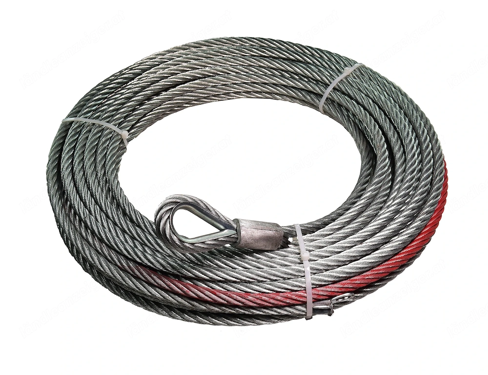 Stahlseil 12 mm fuer Winden Laenge 26 5 m Seilwinde