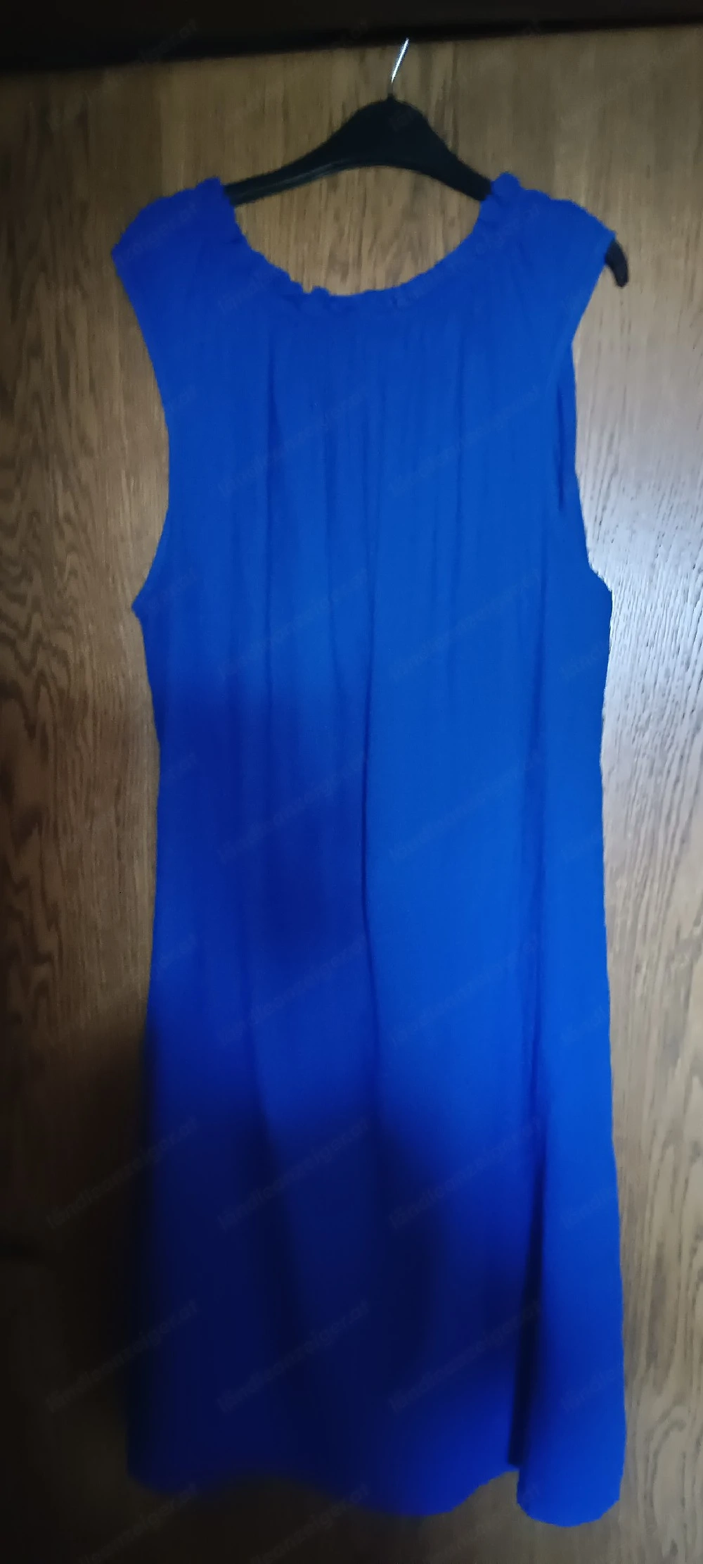 Königsblaues Leinenkleid