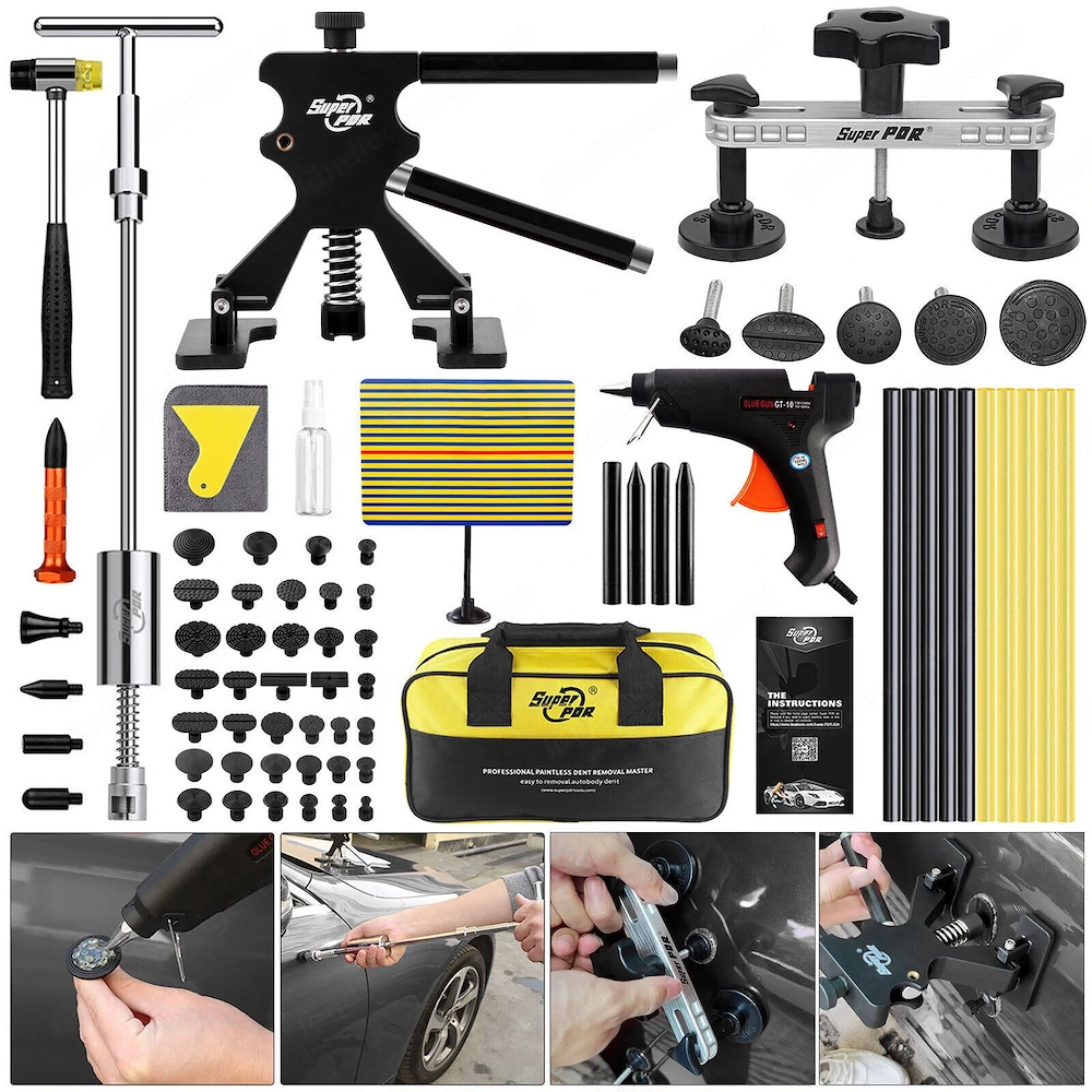 Dent removal tool car dent repair set dent lifter dent removal tool  n Complete set as shown dent re