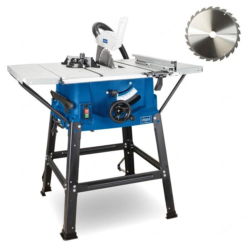 Scheppach Tischkreiss ge HS100S 2000 W, mit Untergestell, 2 Tischverl ngerungen