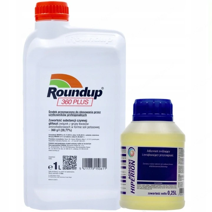?SET: Roundup 360 PLUS 1L + Hyperion Adjuvans 250 ml ?? Eine t dlich wirksame Kombination zur Unkrau