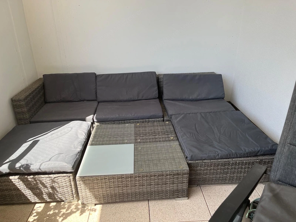 Gartenlounge rattan