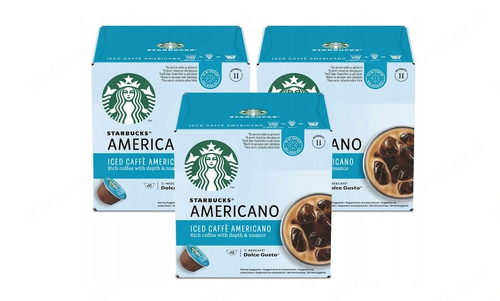 Starbucks Ice Americano Das klassische Espressor strezept gibt es jetzt kalt mit Eisw rfeln