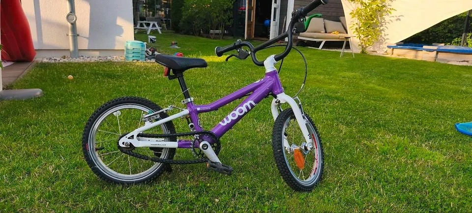 Woom 2 Kinderfahrrad 14 Zoll Lila