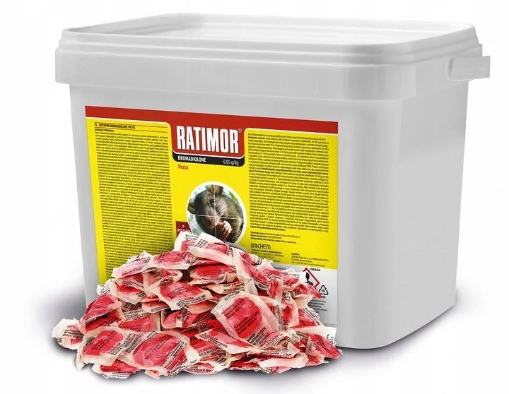 Das st rkste Gift f r M use und Ratten RATIMOR Bromadiolon rote Paste 5 kg ? Verwendungszweck: f r M