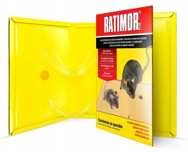 5x klebefalle fuer ratte maus ratimor
