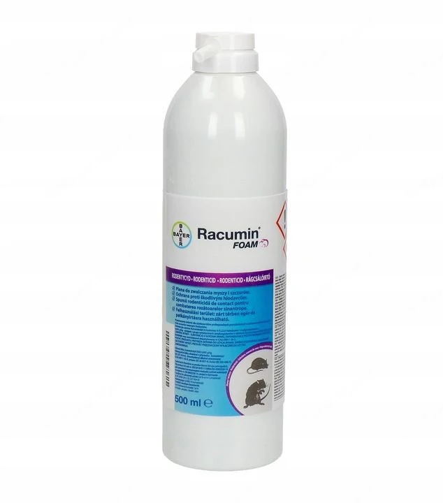 Bayer Racumin Schaum 500 ml Gift in Schaumform fuer Maeuse Ratten Nagetiere