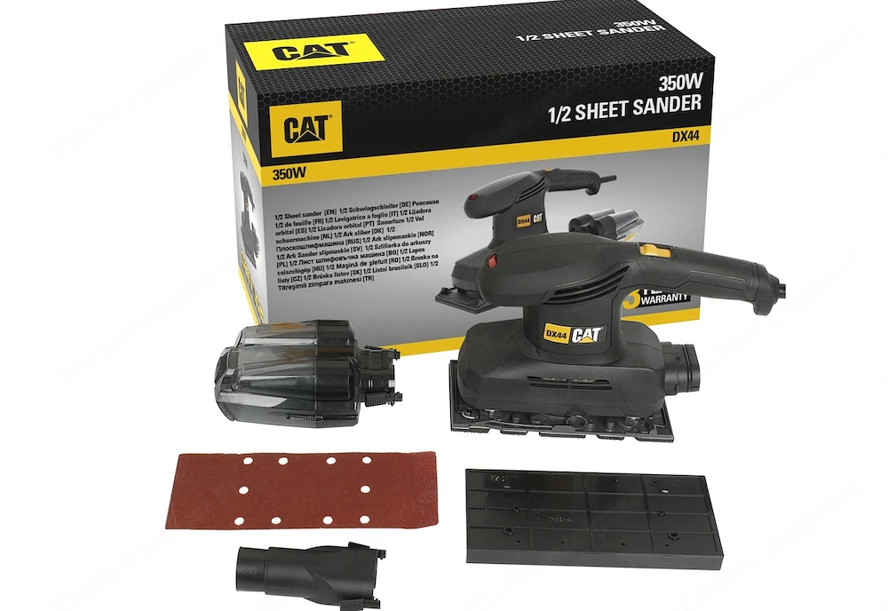 Exzenterschleifer 1 2 CAT DX44 350W Exzenterschleifer DX44 mit einer Leistung von 350 W