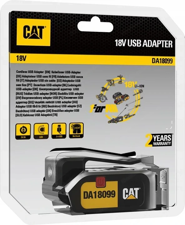 Adapter USB auf Diode LED CAT DA18099 18V 2A
