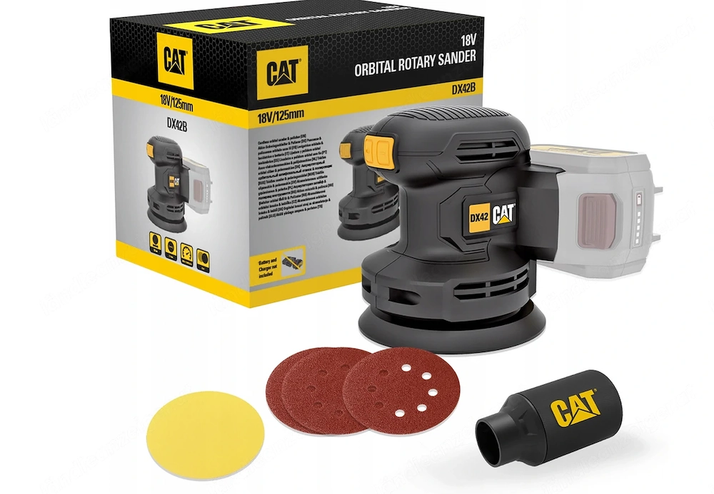 B rstenloser Exzenterschleifer CAT DX42B 18V 125 mm Exzenterschleifer DX42B mit zwei Funktionen   Po