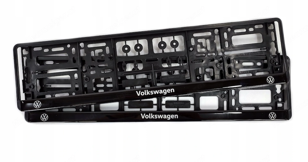 2x ORIGINAL Kennzeichenhalter f r VW Volkswagen UV-Druck witterungsbest ndig Set 2 ORIGINAL KENNZEIC