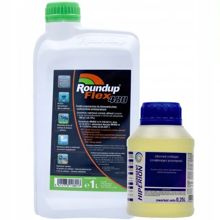 ?SET: Roundup Flex 480 1L + Hyperion Adjuvans 250 ml ?? Eine t dlich wirksame Kombination zur Unkrau