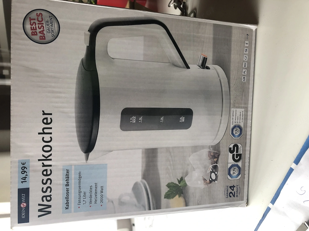 Wasserkocher originalverpackt