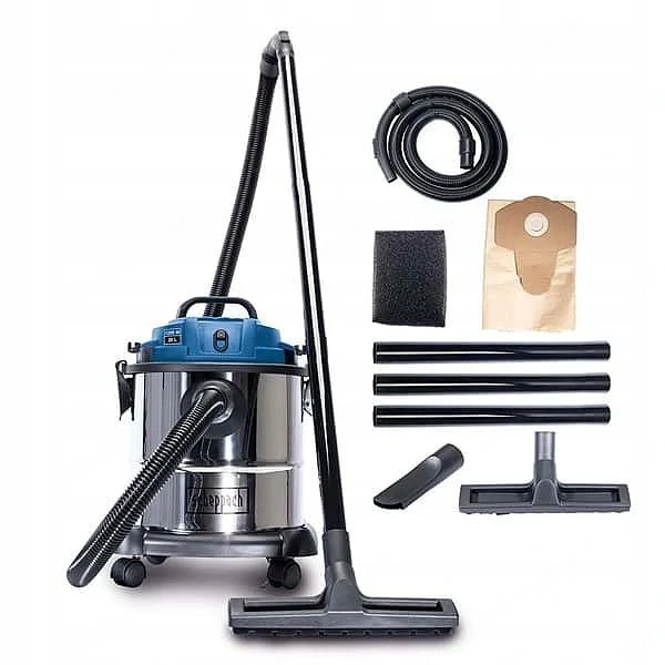 20 L Edelstahlbeh lter Leistungsstarker 1200 W Motor mit 20 kPa Saugleistung Vier R der f r