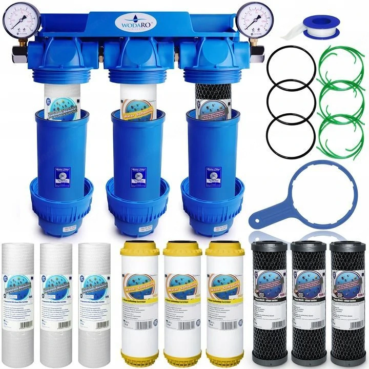 Wasserfilter fuer das ganze Haus 3 4 Stufen Enthaerter