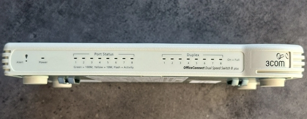 3Com 8 Port Ethernet Switch plus 10 100