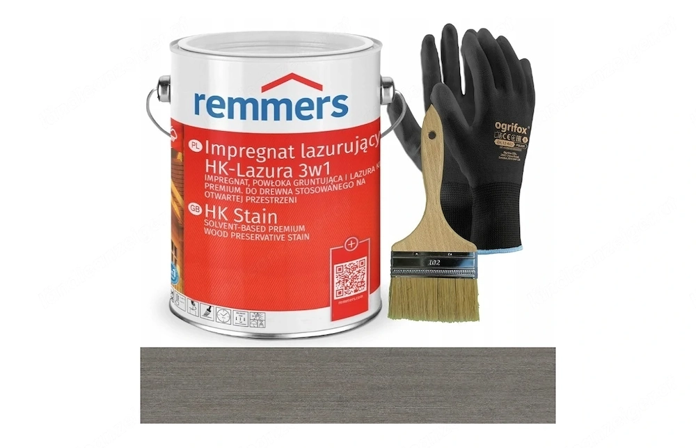 Remmers HK Lasur 3in1 (Impr gnierung, Grundierung und Lasur) 5L in der Farbe Graphit
