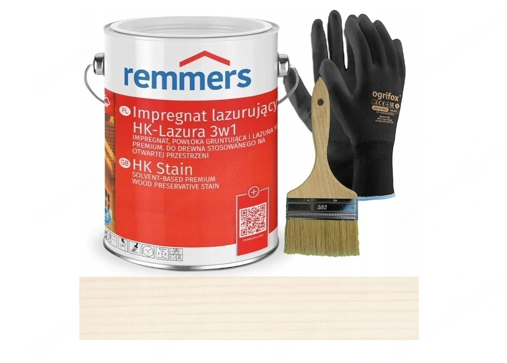 Remmers HK Lasur 3in1 (Impr gnierung, Grundierung und Lasur) 5L in der Farbe WEISS