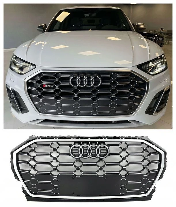 Zum Verkauf bieten wir einen neuen, kompletten Zubeh rgrill f r Audi Q5 SQ5 II 80a Lift 80A853651AHR