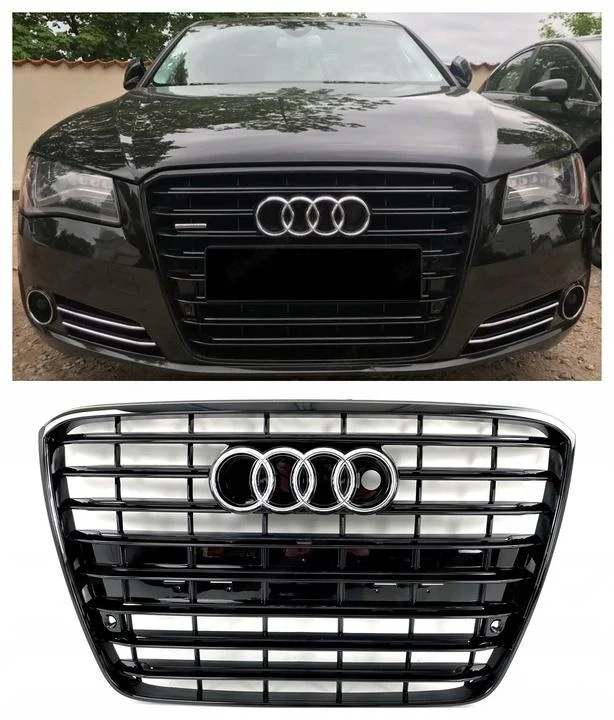 Zum Verkauf bieten wir einen neuen Zubeh rgrill f r das Modell Audi A8 D4 4H0 Gloss Black Edition NI
