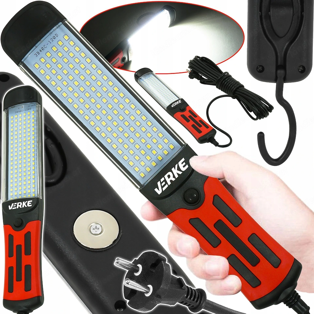 Werkstattleuchte 120 led mit griff kfz werkstatt