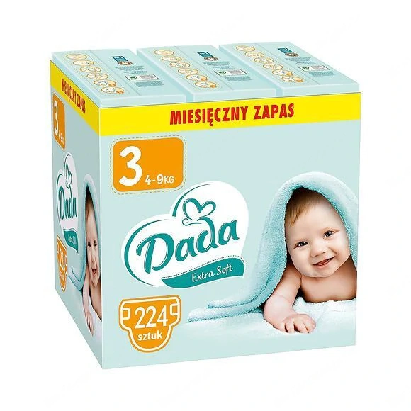 Extra Soft 3 Midi-Windeln, 224 St ck, mit Aloe-Extrakt, 4 9 kg