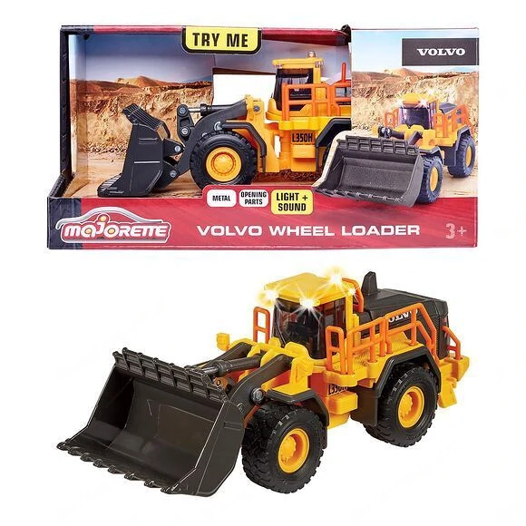 Kinderspielzeug Volvo Grand Series Bagger 21 cm Licht und Ton