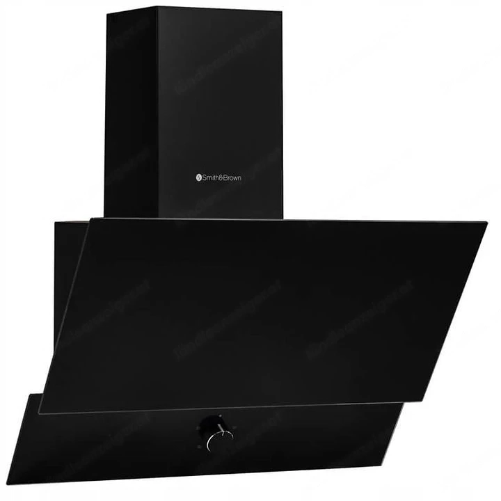 Kamin-k chenhaube mit knopf 60 cm led-glas-dunstabzugshaube