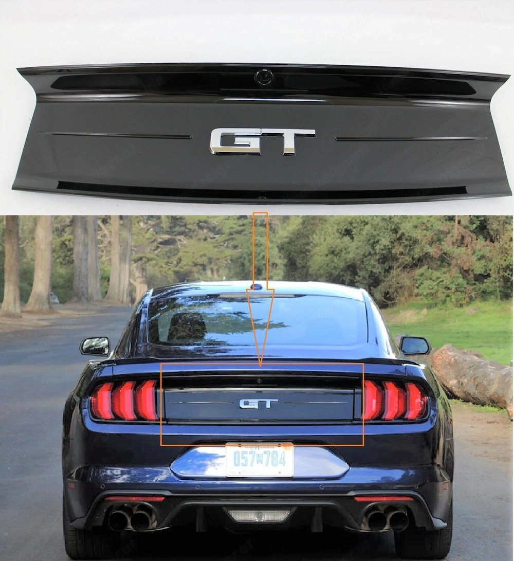 Das Angebot gilt f r: Kofferraumdeckelabdeckung mit Loch f r die R ckfahrkamera OE FORD Das Angebot