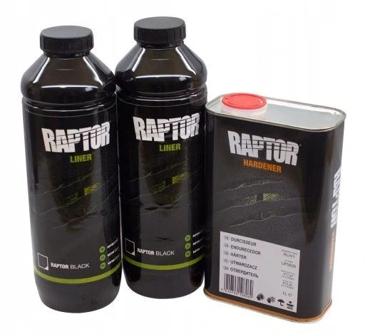 2x Original RAPTOR Lack UPOL RLB S1 schwarz mit H rter im Set