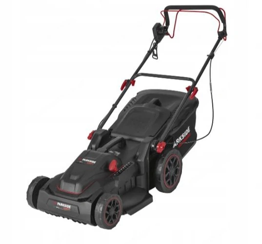 PARKSIDE PERFORMANCE PPRM 2000 A1 Elektro-Rasenm her, 2000 W, 60 l Turbo Power 2000 W-Motor mit hohe
