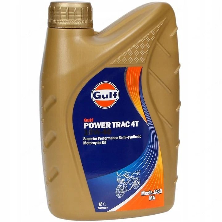 Gulf Power Trac 4T 10W40 1L (synthetisches Produkt) Gulf Power Trac 4T ist ein teilsynthetisches  l 