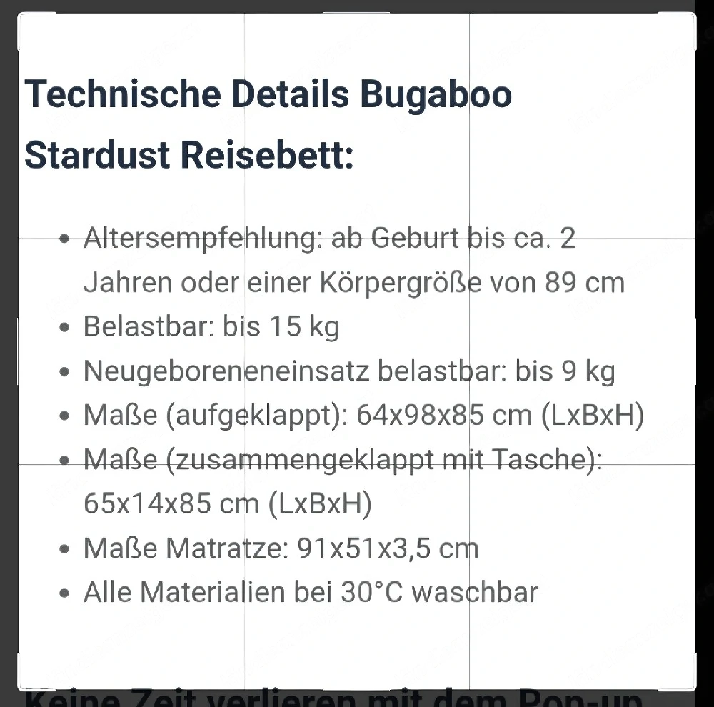 Kinderreisebett