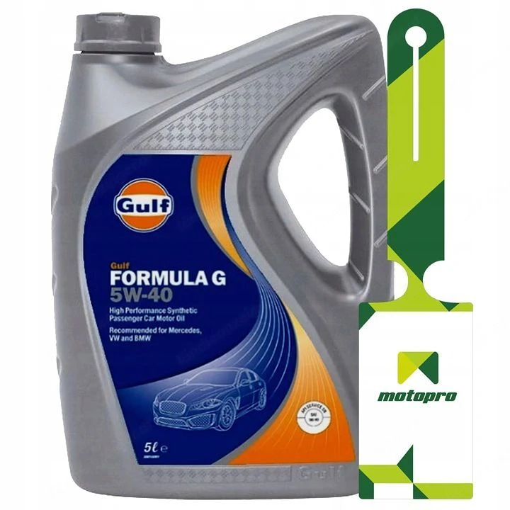 GULF Formula G 5W-40 - 5L Vollsynthetisches Mehrbereichs-Motoren l, hergestellt auf synthetischer Ba