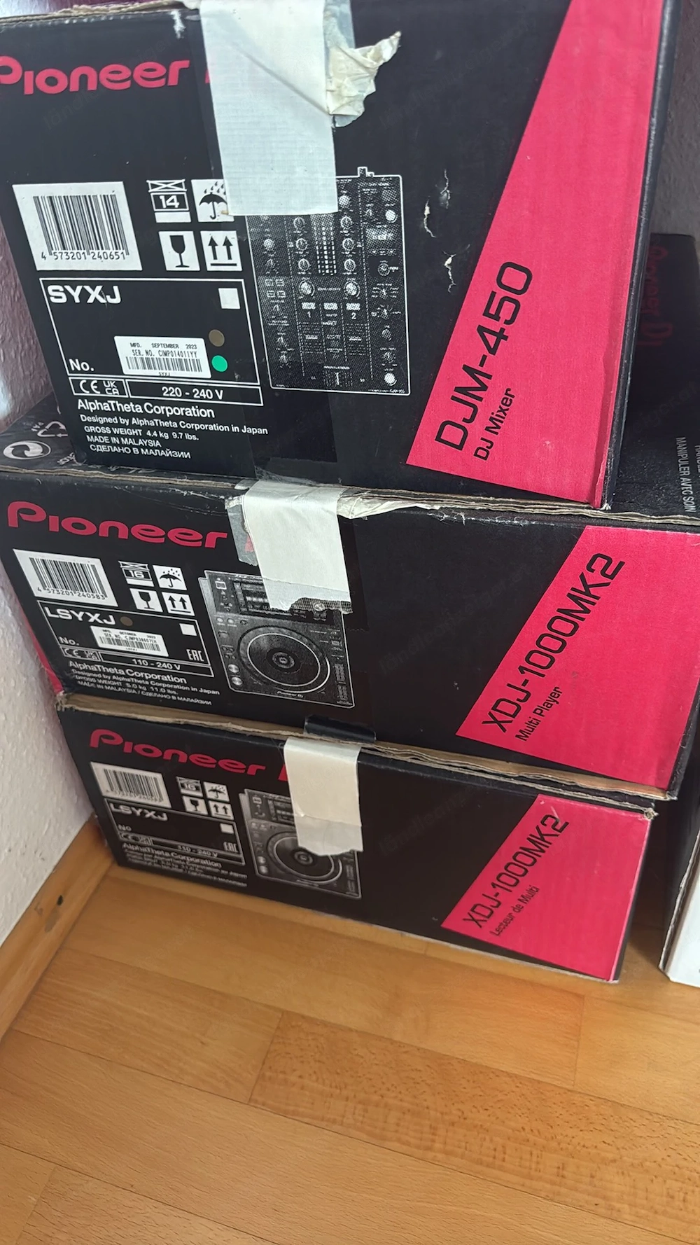 Pioneer Xdjs, Djm und Yamaha Boxen sind im tadellosen Zustand und suchen ein neues Zuhause