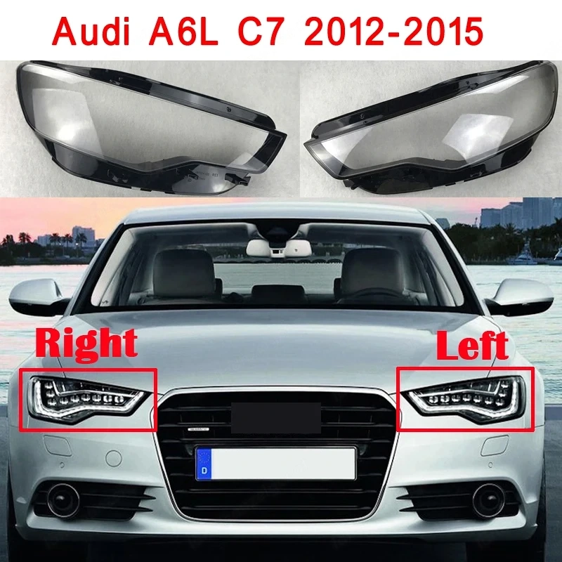 Artikel: AUDI A6 C7 2012-2015 Front Headlight Lens Cover Headlight Glass Lampshade Lamp Cover Hochwe