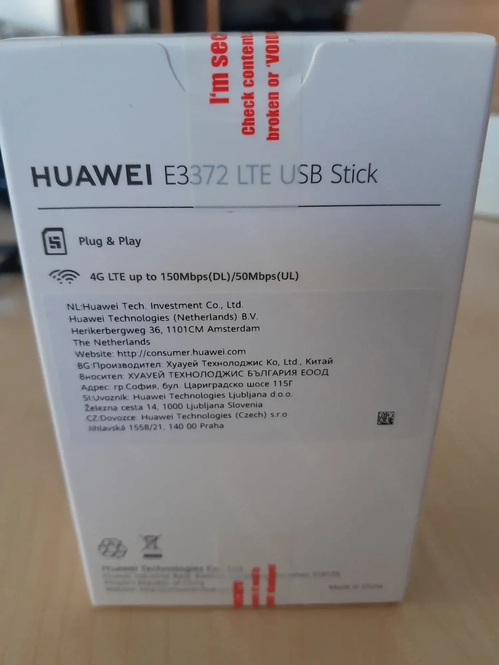 Huawei E3372 LTE USB Stick
