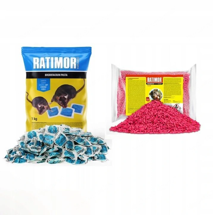 Giftpaste f r m use und ratten 1 kg + giftmaus-granulat 1 kg ratimor set