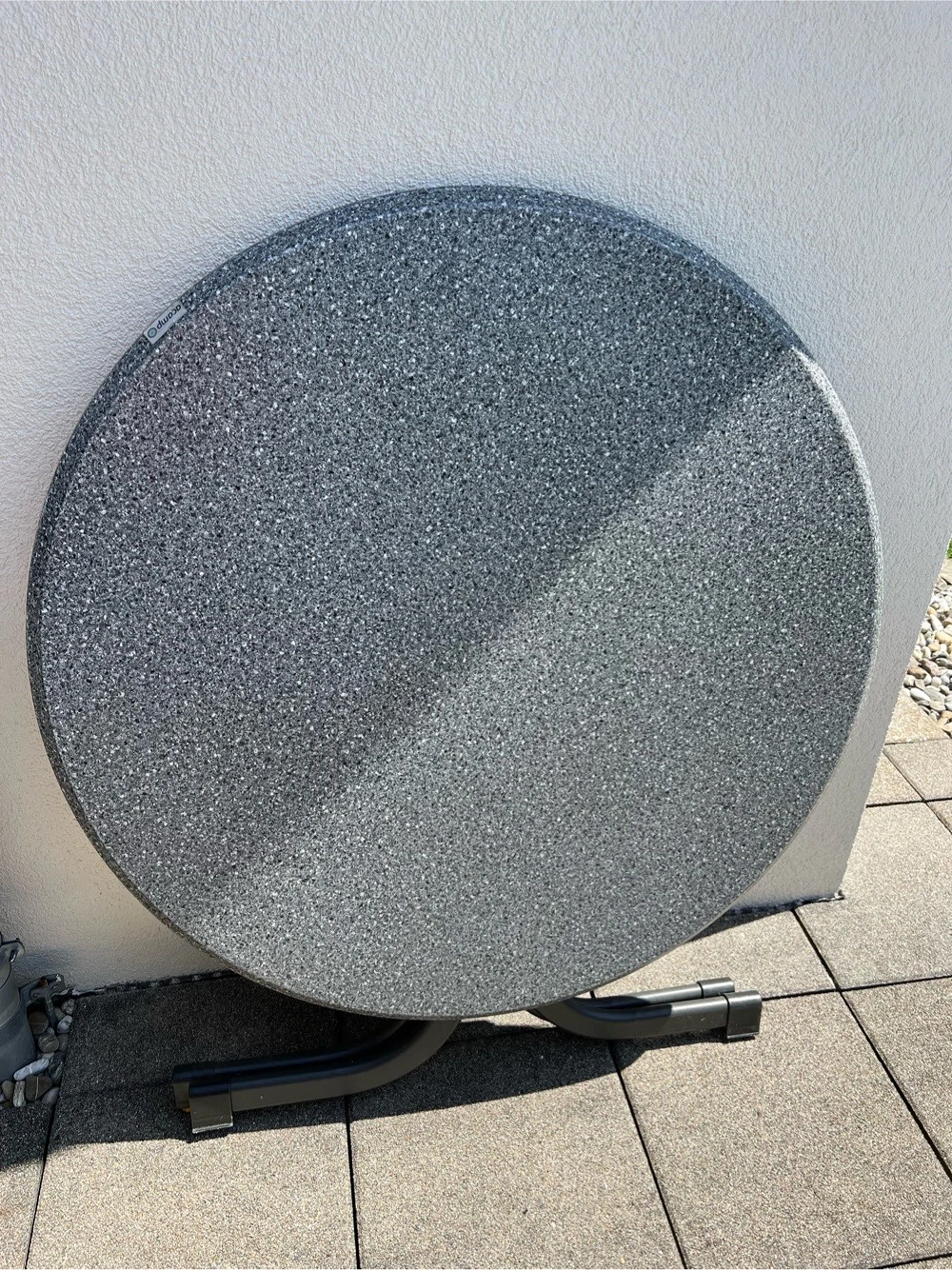 Acamp Gartentisch Terrassentisch rund wetterfest 105cm 
