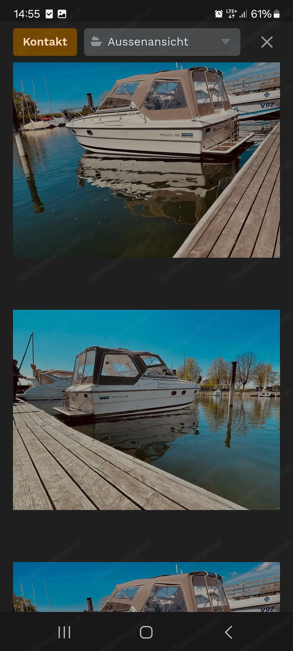 Motorboot Princess