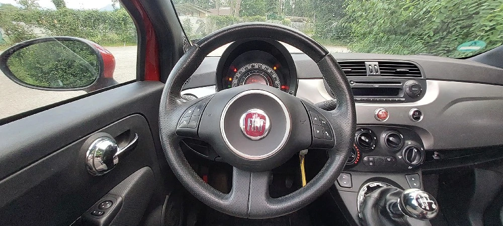 Fiat 500C TwinAir Cabrio   Export Bastlerfahrzeug