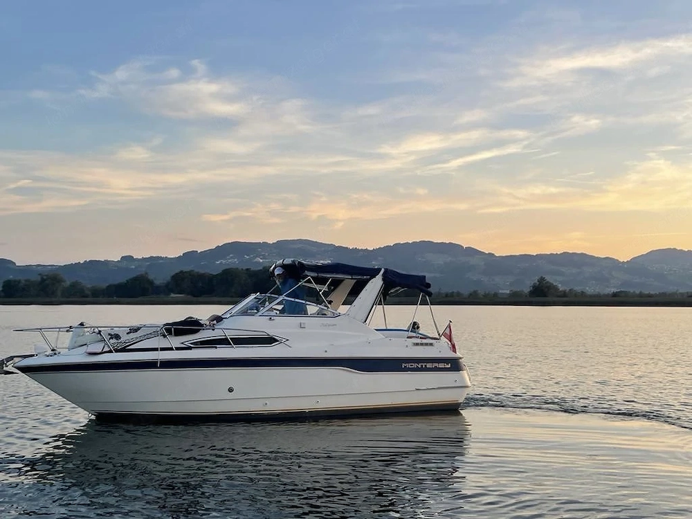 Motorboot mit Bodenseezulassung - Monterey 256 Classic
