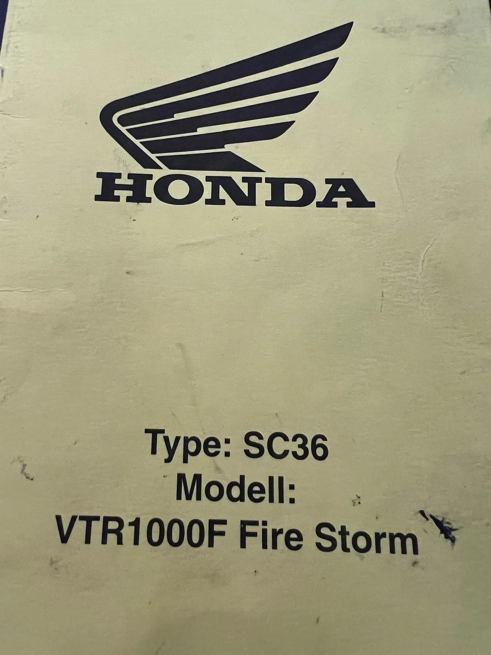 Honda VTR 1000 F Fire Storm SC36