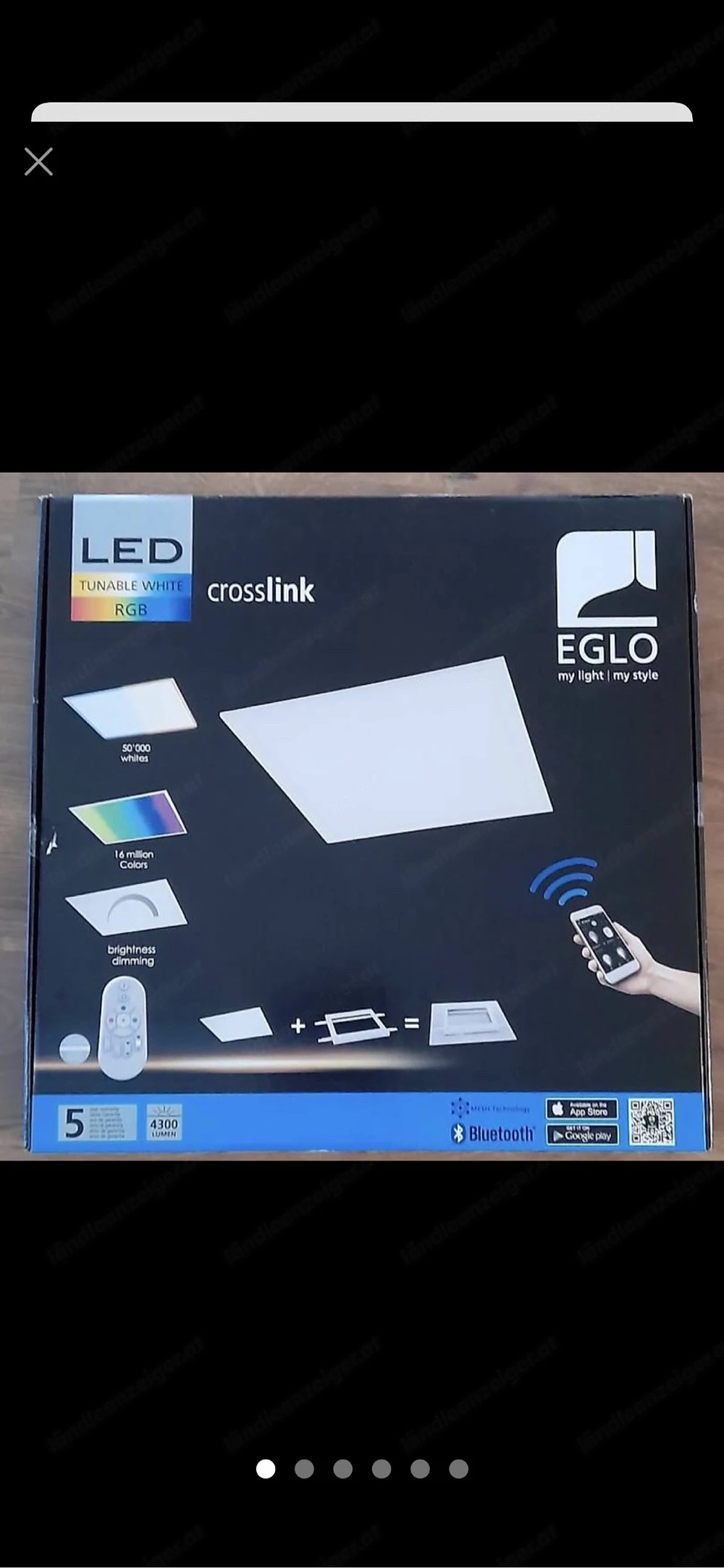 Neue LED Deckenlampe FB Farben