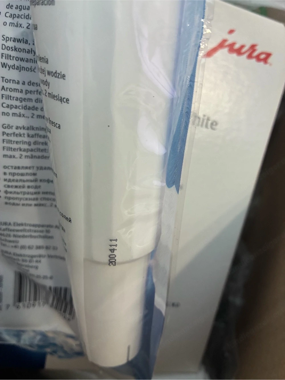 Jura Claris white NEU!! 7 Stück!