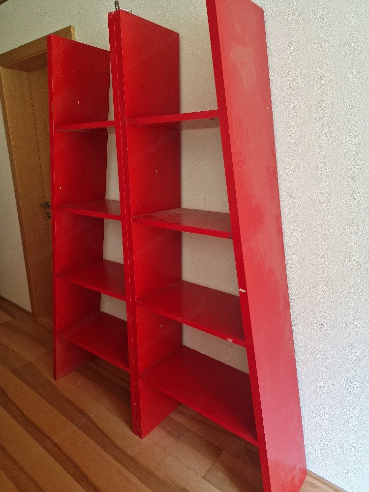 Ikea Regale rot 2 Teile