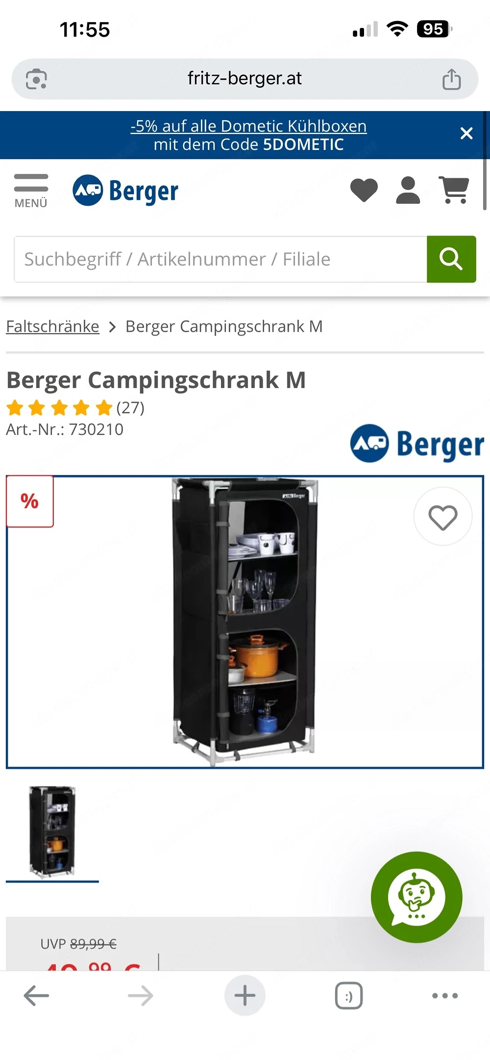 Berger Campingschrank Gr.M